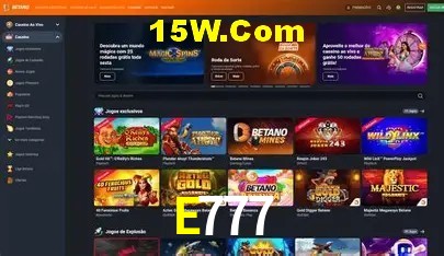 Biblioteca de slots populares na E777