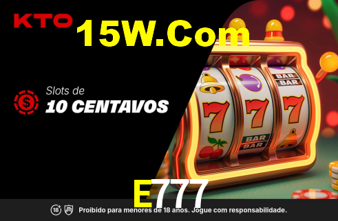 Mercados ao vivo e cash out na E777